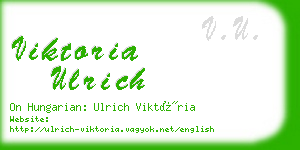 viktoria ulrich business card